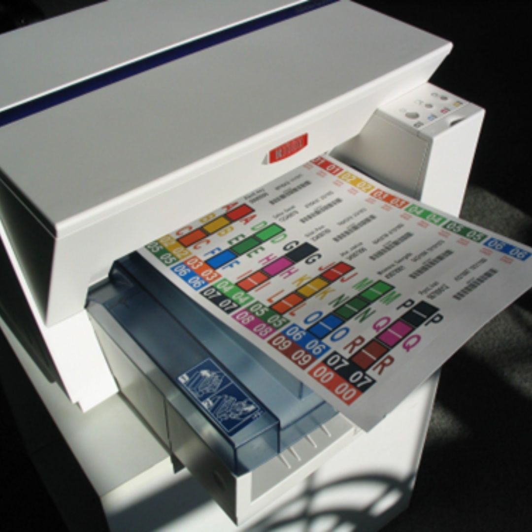 Color coded file labeling